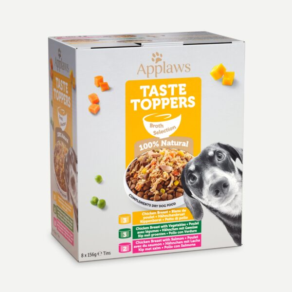 Applaws Taste Toppers Dog Can Broth Selection 156g